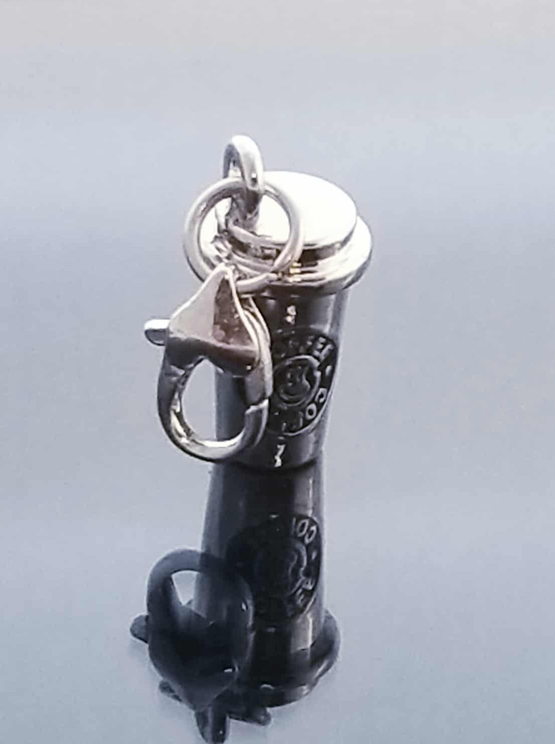 But 1st Coffee ♥ Coffee Cup Charms/Heart Lobster Clasp/ European Charms/ Dangle image 2