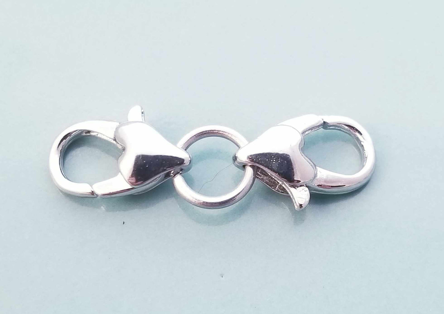 Make Your Bracelet Longer / Extend Necklace /Heart Lobster Clasp / Lobster Clasp Clip On / Bracelet Extender