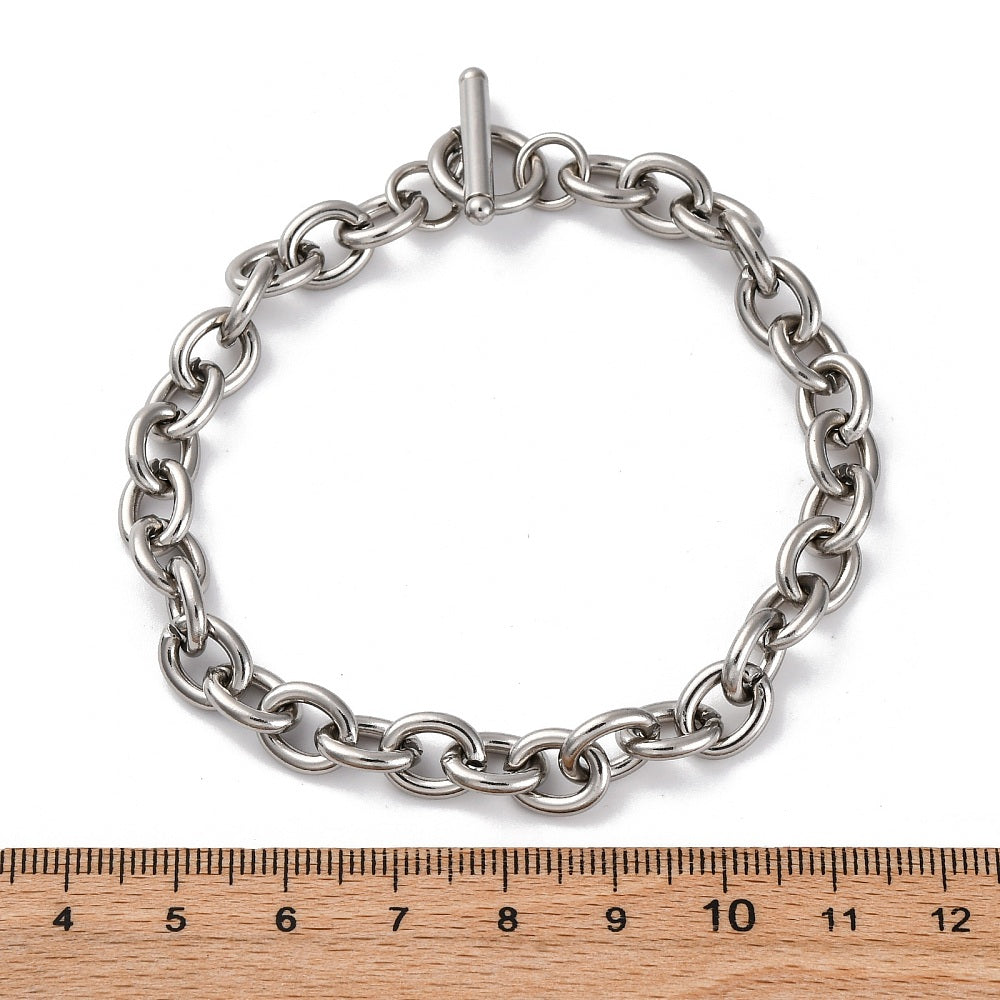 Chunky Bracelet / Chunky Link Bracelet /8-5/8 inch / 22cm image 0