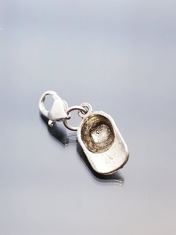 Baseball Cap Charm /Baseball Mom Charm/ Heart Lobster Clasp /Clip On Purse C image 1