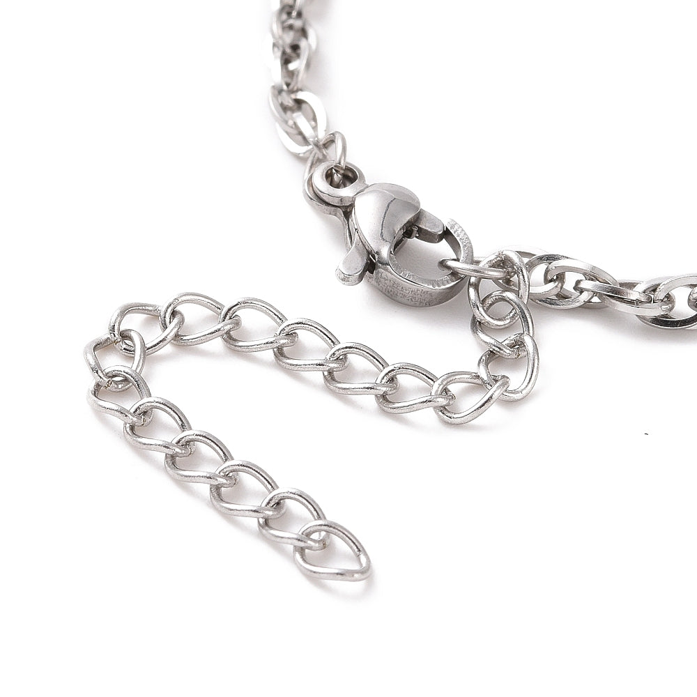 7 inch Twisted Rope Bracelet/ 2 inch Extender /Rope Bracelet/ Lobster Clasp image 2