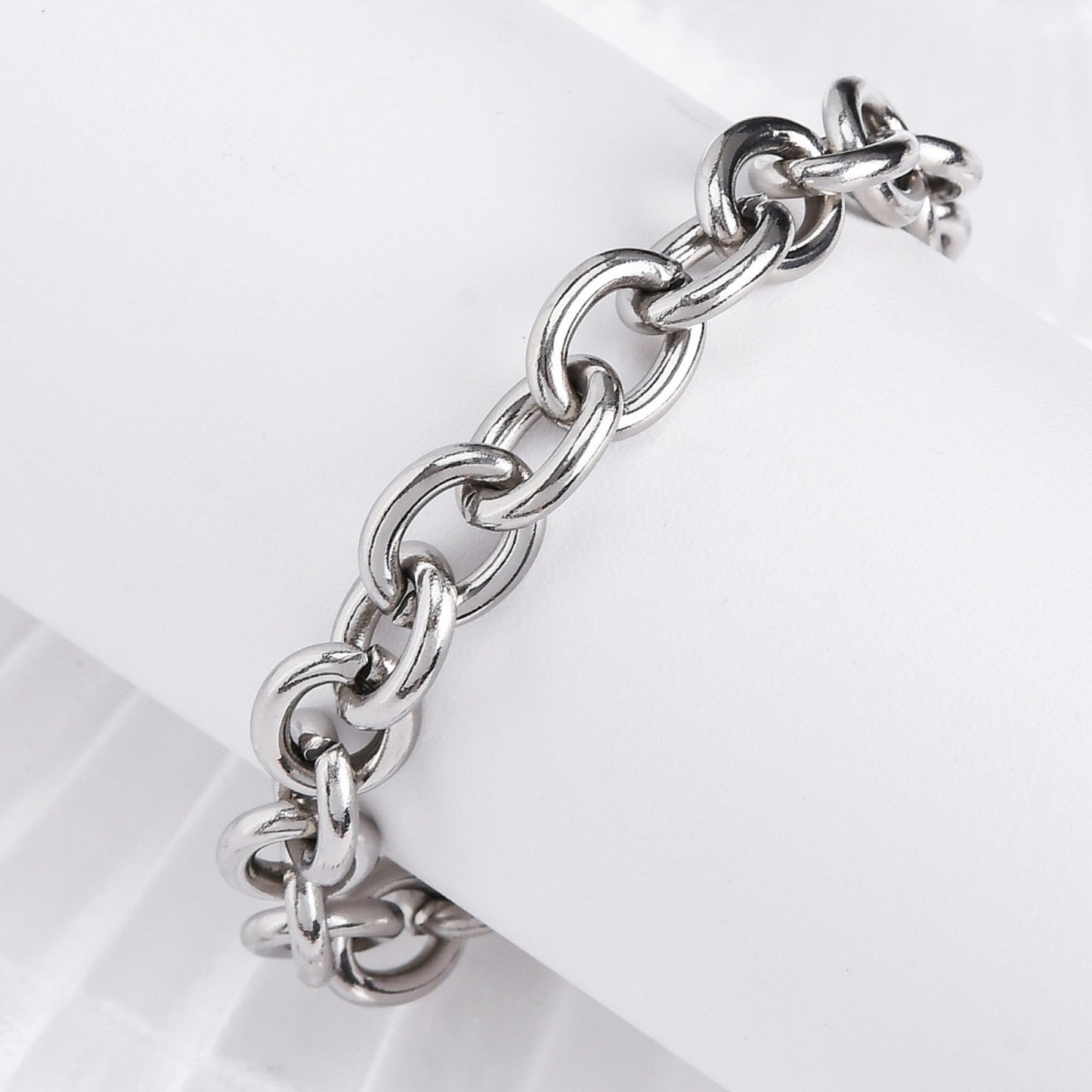 Chunky Bracelet / Chunky Link Bracelet /8-5/8 inch / 22cm image 1