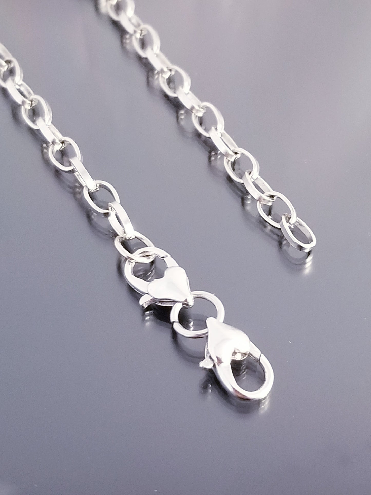 Heart Lobster Clasp / Lobster Clasp Clip On / Bracelet Extender /N image 5