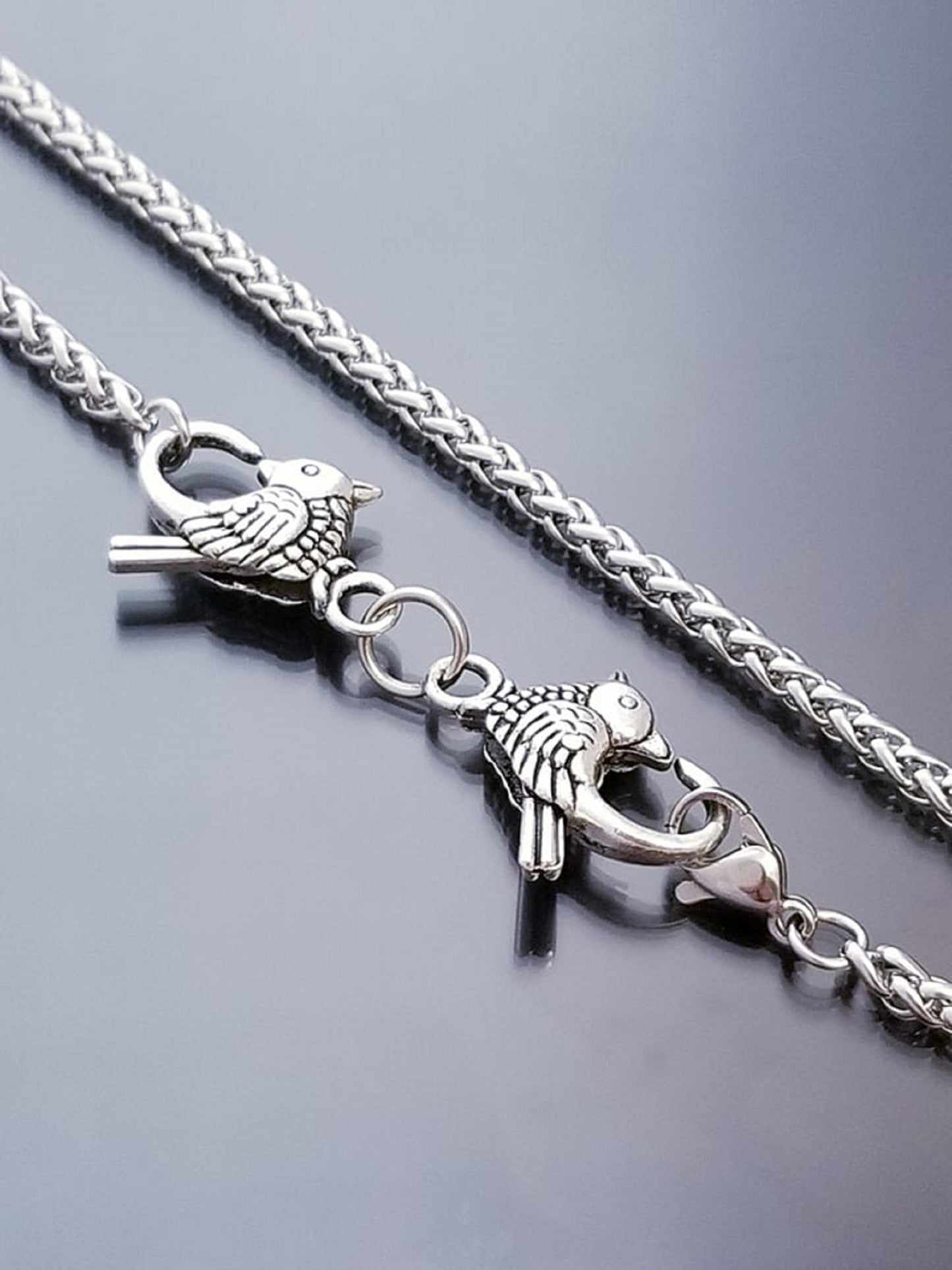 Bird Lobster Clasp / Lobster Clasp Clip On / Bracelet Extender /Necklace Extend image 3
