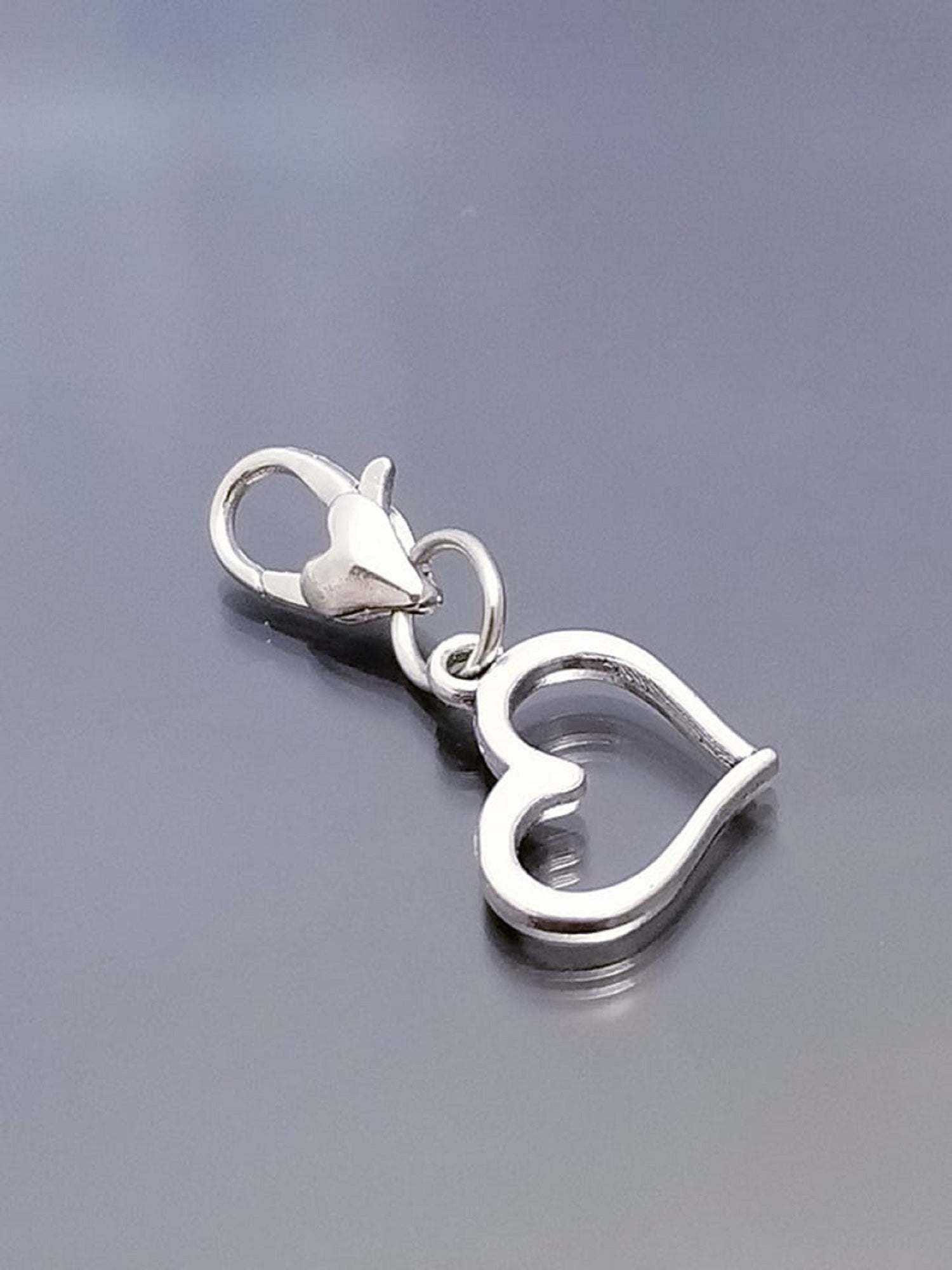 Heart Lobster Clip On Charms