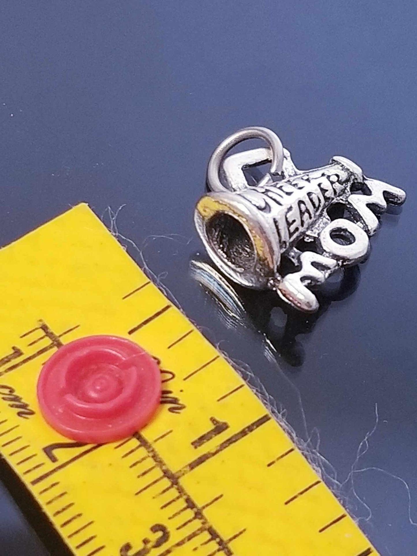 Cheer Leader Mom Charm /Sports Charm /For Bracelet Bangle Necklace image 1
