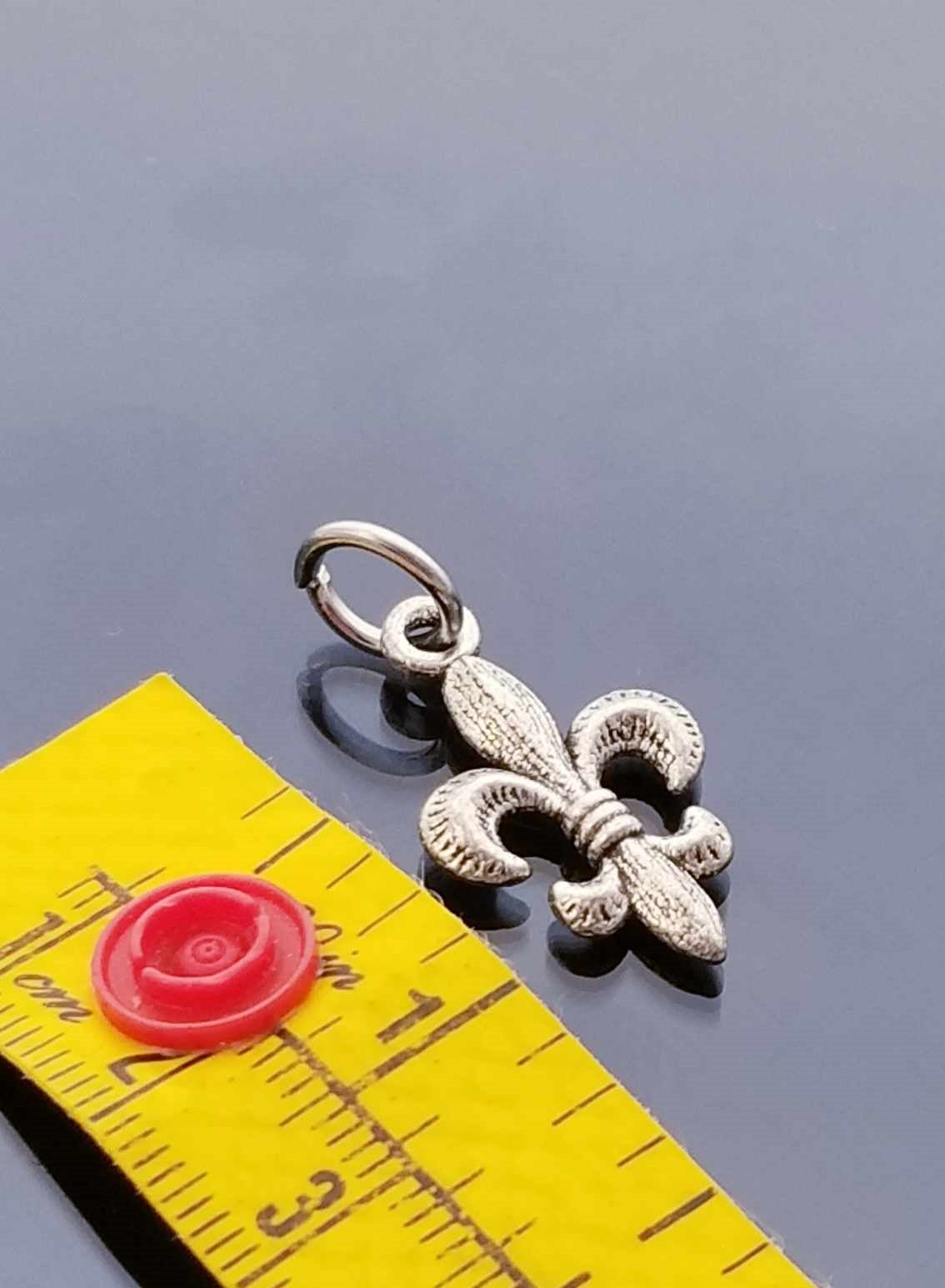 Fleur de Lis Charm /Christian Charm image 1