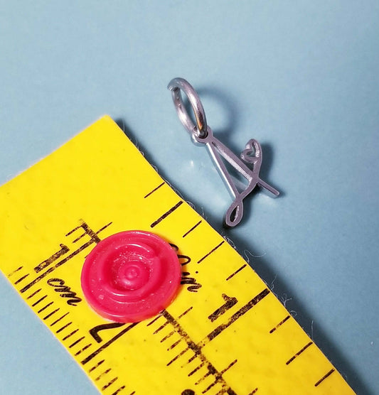 Letter A with Heart Charm – Stainless Steel Initial Jewelry