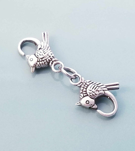 Bird Lobster Clasp / Lobster Clasp Clip On / Bracelet Extender /Necklace Extend