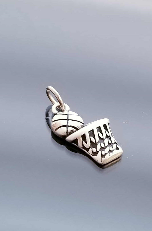Basketball Charm /Sports Charm /For Bracelet Bangle Necklace image 0