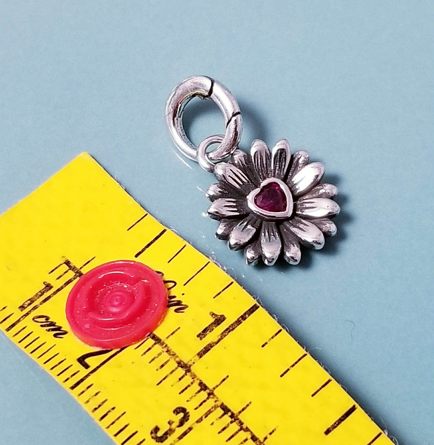 7.5 Inch Chunky Charm Bracelet - Silver Charm Bracelet - 925 SS Texas Love Collection