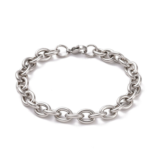 Chunky Bracelet / Chunky Link Bracelet /7.5 inch / 19cm image 0