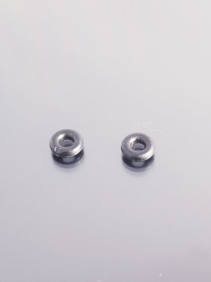 2 Flower Vine Charms / Safety Lock Clip / 2 Rubber Stopper Beads / 2Pcs European image 6