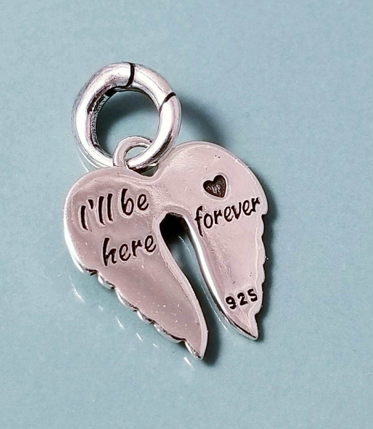 7.5 Inch Chunky Charm Bracelet - Silver Charm Bracelet - 925 SS Texas Love Collection