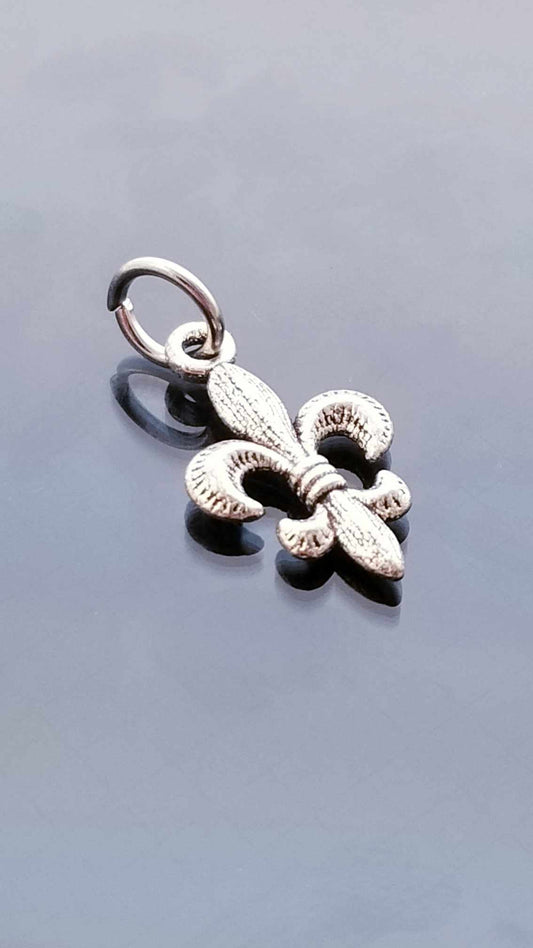 Fleur de Lis Charm /Christian Charm image 0