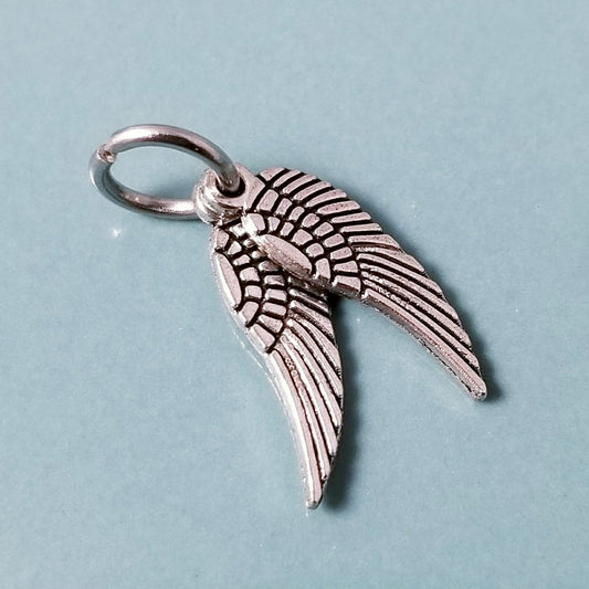 Angel Wings Charm - Christian - Faith - Remembrance