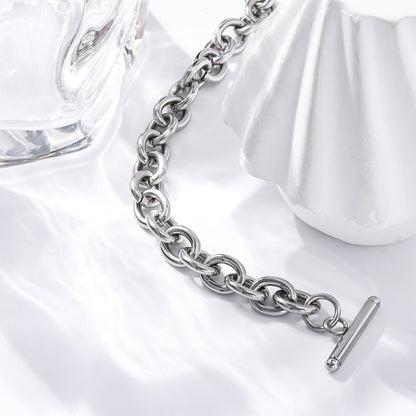 Chunky Bracelet / Chunky Link Bracelet /8-5/8 inch / 22cm image 2