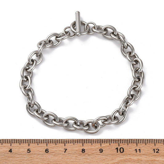 Chunky Bracelet / Chunky Link Bracelet /8-5/8 inch / 22cm image 0