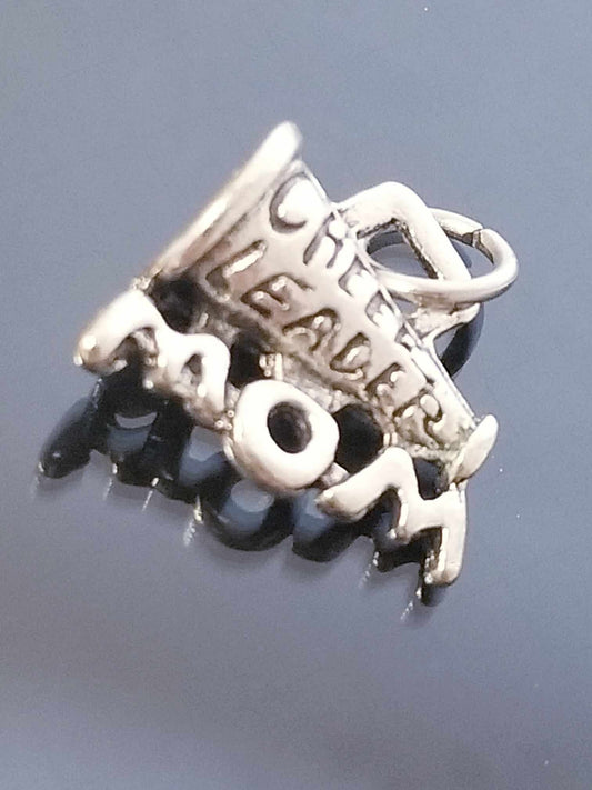 Cheer Leader Mom Charm /Sports Charm /For Bracelet Bangle Necklace image 0