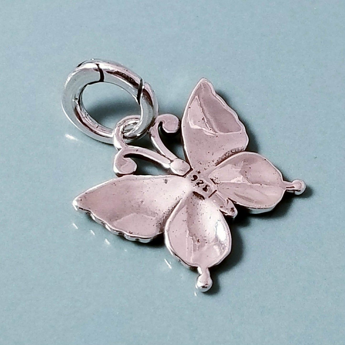 7.5 Inch Chunky Charm Bracelet - Silver Charm Bracelet - 925 SS Texas Love Collection