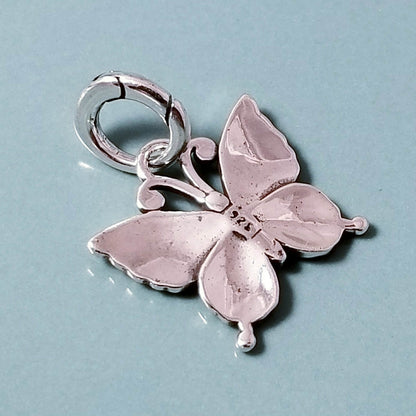 7.5 Inch Chunky Charm Bracelet - Silver Charm Bracelet - 925 SS Texas Love Collection