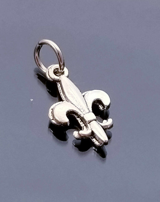 Fleur de Lis Charm /Christian Charm image 0