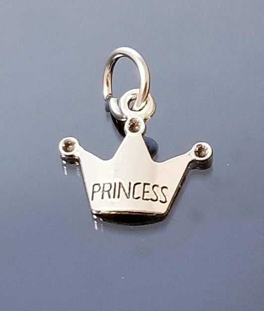 Princess Crown Charm /Add a Charm /for Bracelet Bangle Necklace