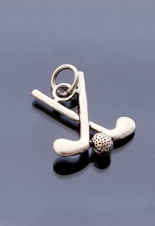 Golf Ball Charm /Golf Clubs / Sports Charm image 0