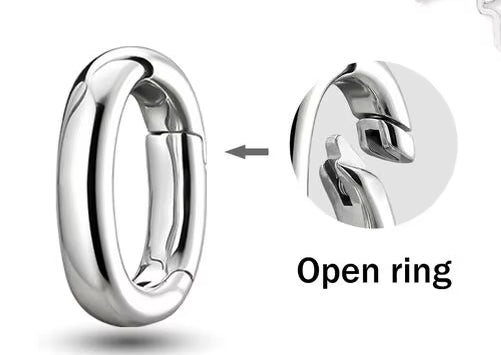 7.5 Inch Chunky Charm Bracelet - Silver Charm Bracelet - 925 SS Texas Love Collection