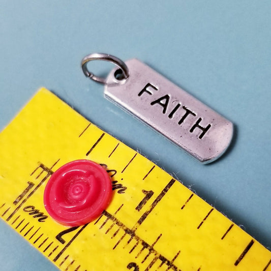 Faith Charm – Silver Christian Jewelry for Bracelets & Necklaces