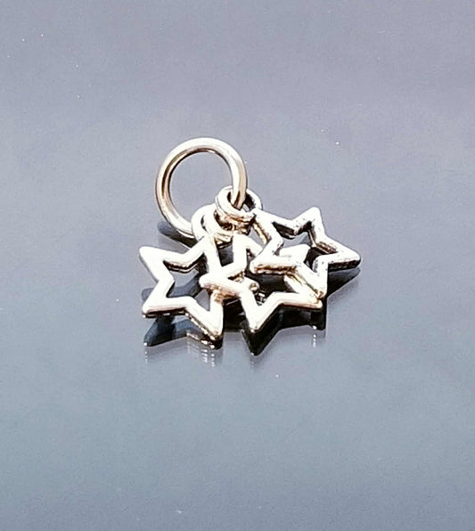 Stars Charm /Add a Charm /for Bracelet Bangle Necklace