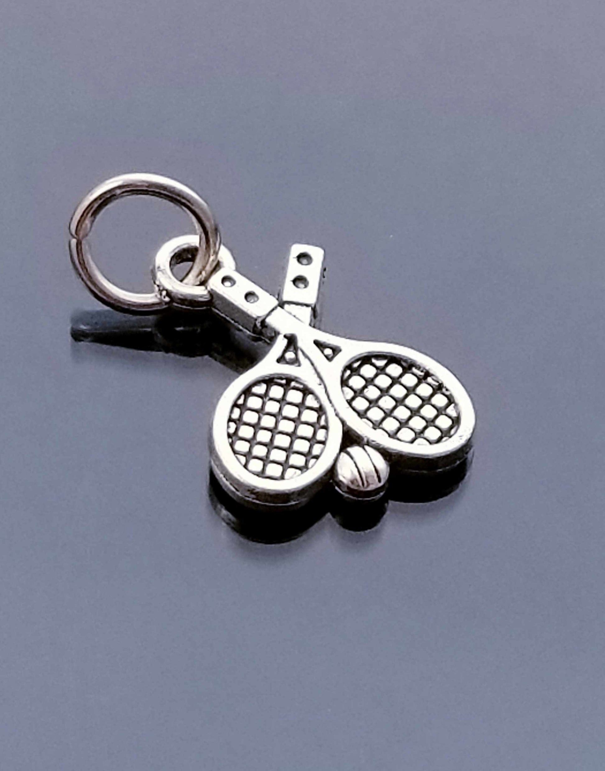 Tennis Rackets & Ball Charm image 0