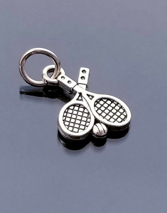 Tennis Rackets & Ball Charm image 0