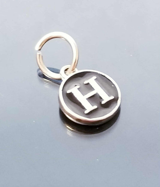 Letter H Charm /Add a Charm /for Bracelet Bangle Necklace