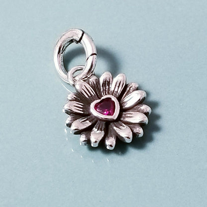 7.5 Inch Chunky Charm Bracelet - Silver Charm Bracelet - 925 SS Texas Love Collection