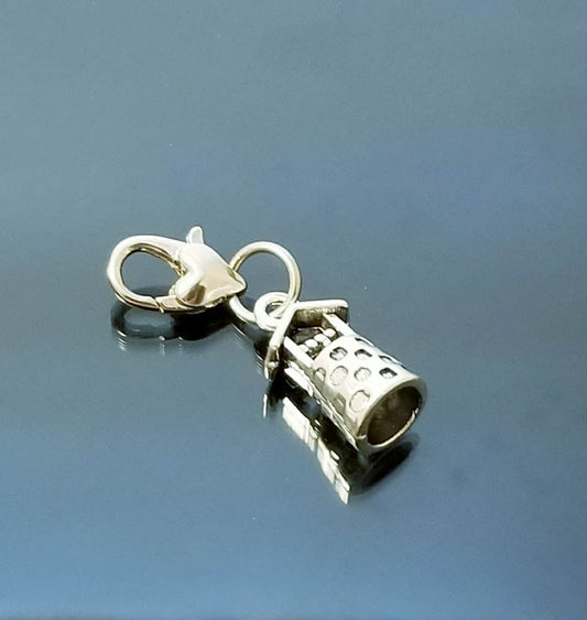 Wishing Well Charm - Heart Lobster Clasp Clip-On for Bracelets & Accessories