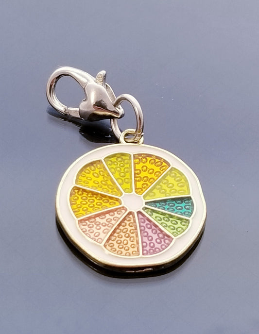 Fruit Charm with Heart Lobster Clasp