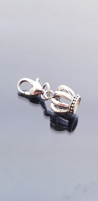 Imperial Royal Crown on Heart Lobster Charm